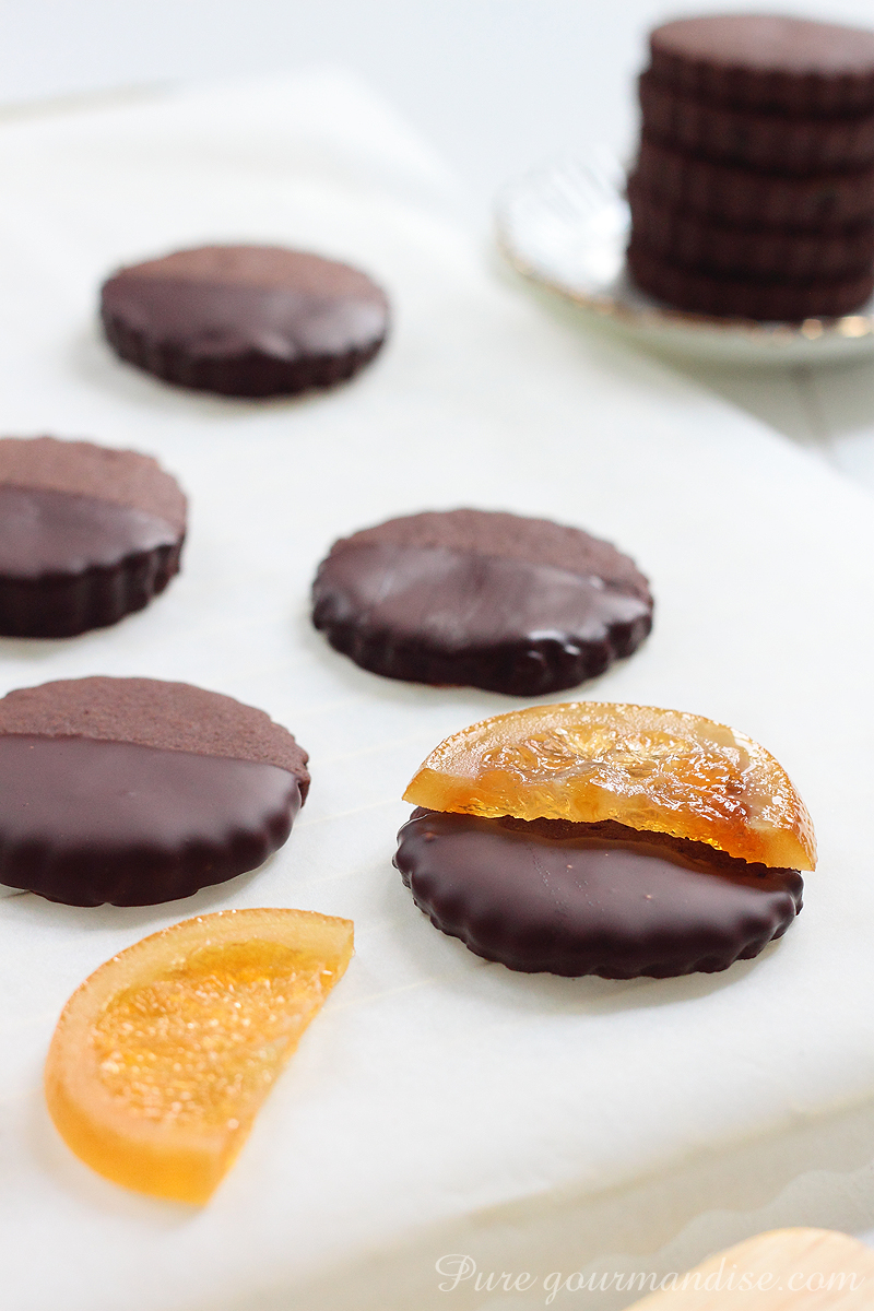 Sablés chocolat orange confite - Pure Gourmandise