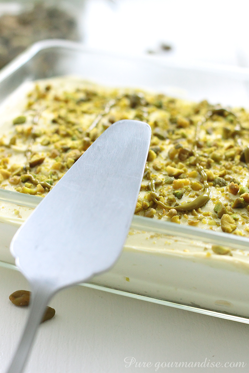 Tiramisu à la pistache - Pure Gourmandise