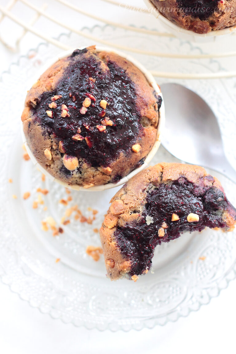 Muffins aux myrtilles - Pure Gourmandise