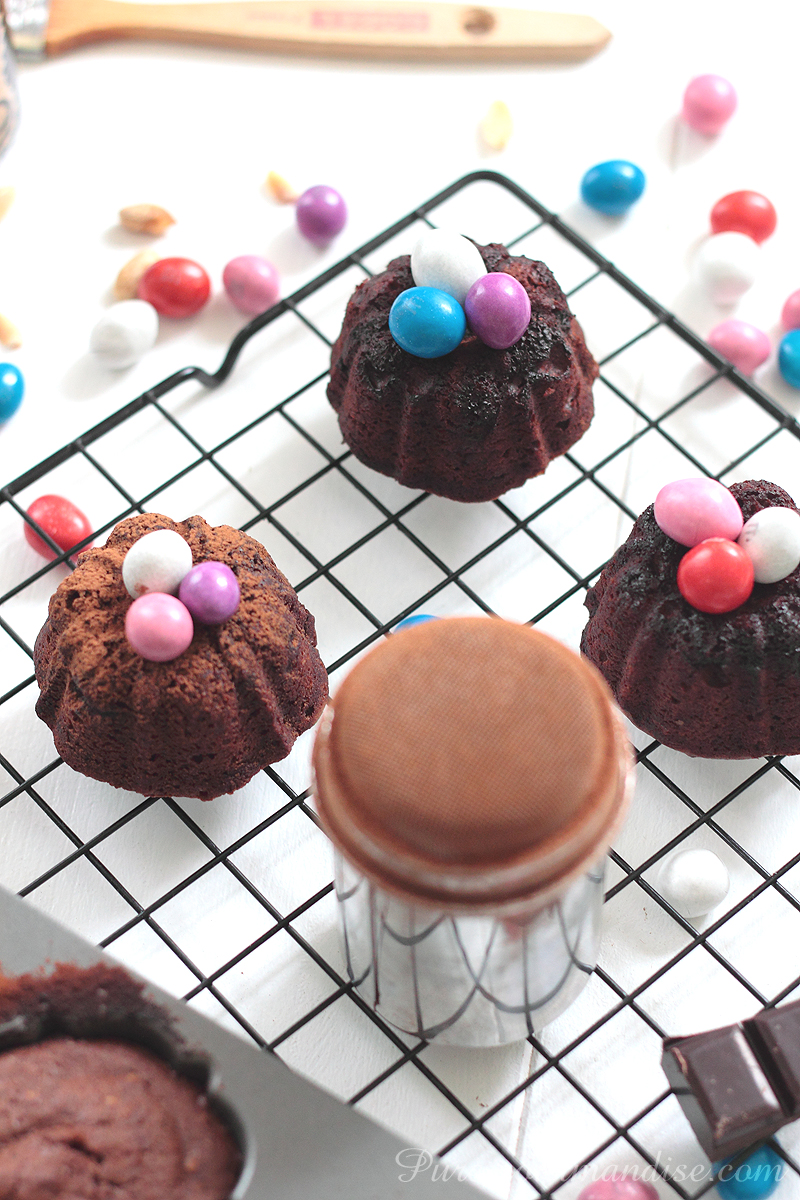 Nids de Pâques chocolat cacahuète - Pure Gourmandise