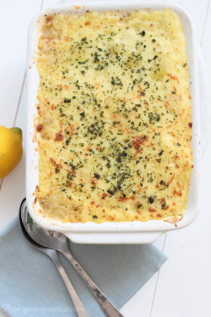 Parmentier de saumon au poireau - Pure Gourmandise