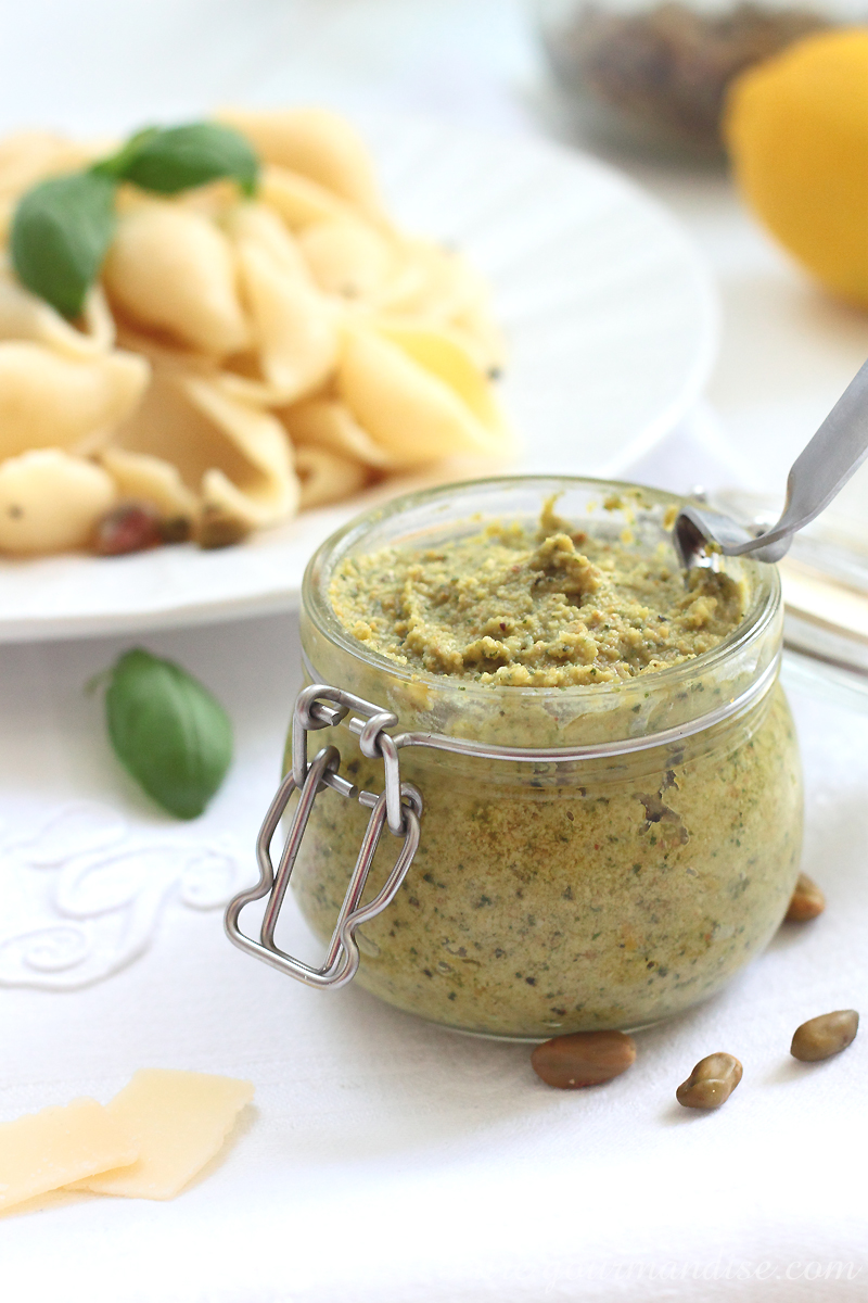 Pesto pistache citron - Pure Gourmandise