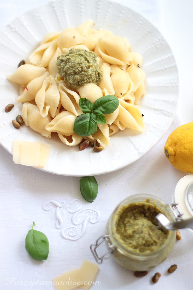 Pesto pistache citron - Pure Gourmandise