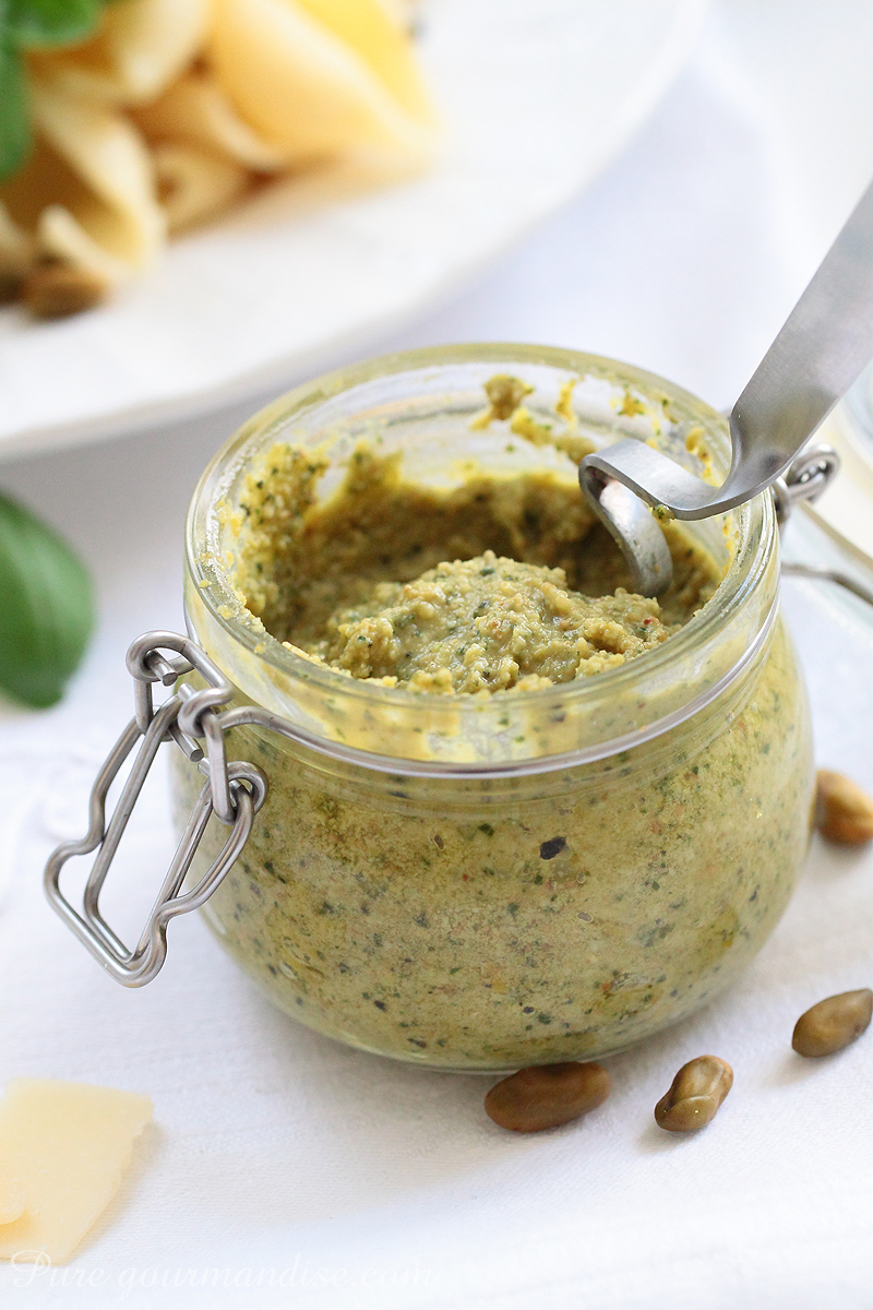Pesto pistache citron - Pure Gourmandise