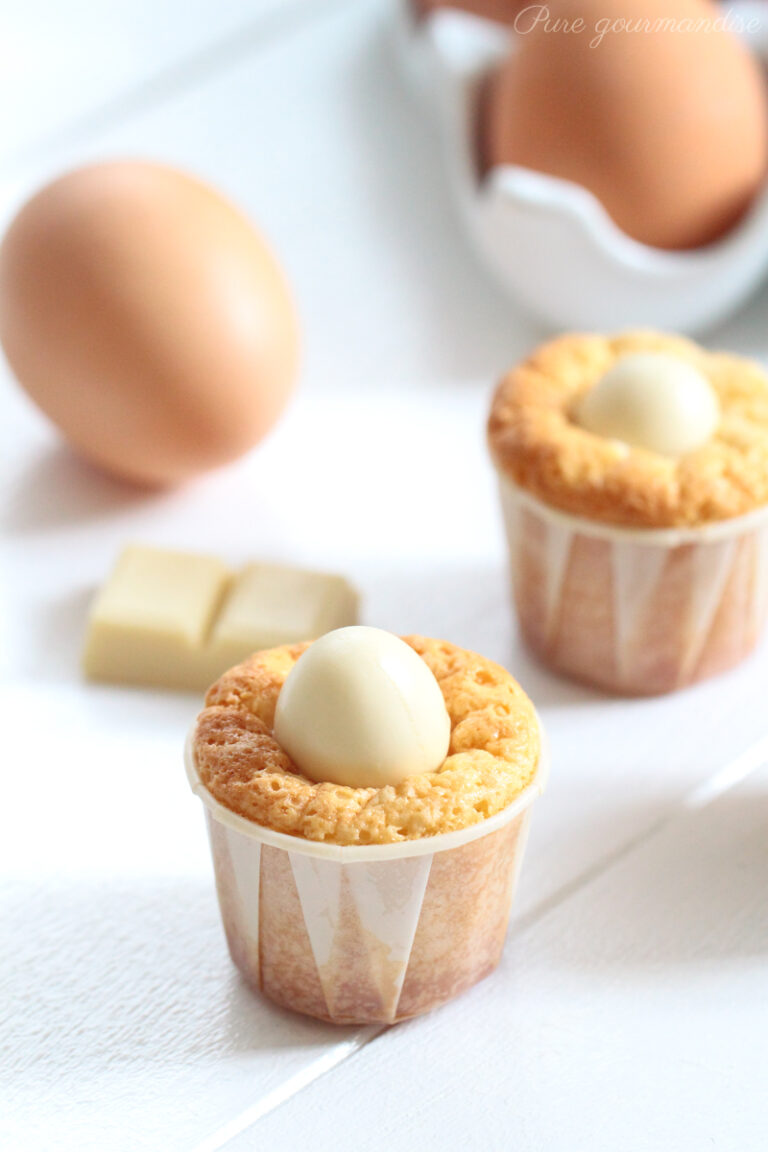 Mini moelleux au chocolat blanc - Pure Gourmandise