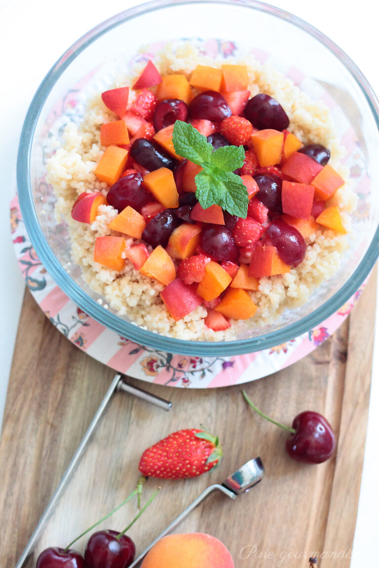 Taboulé aux fruits - Pure Gourmandise