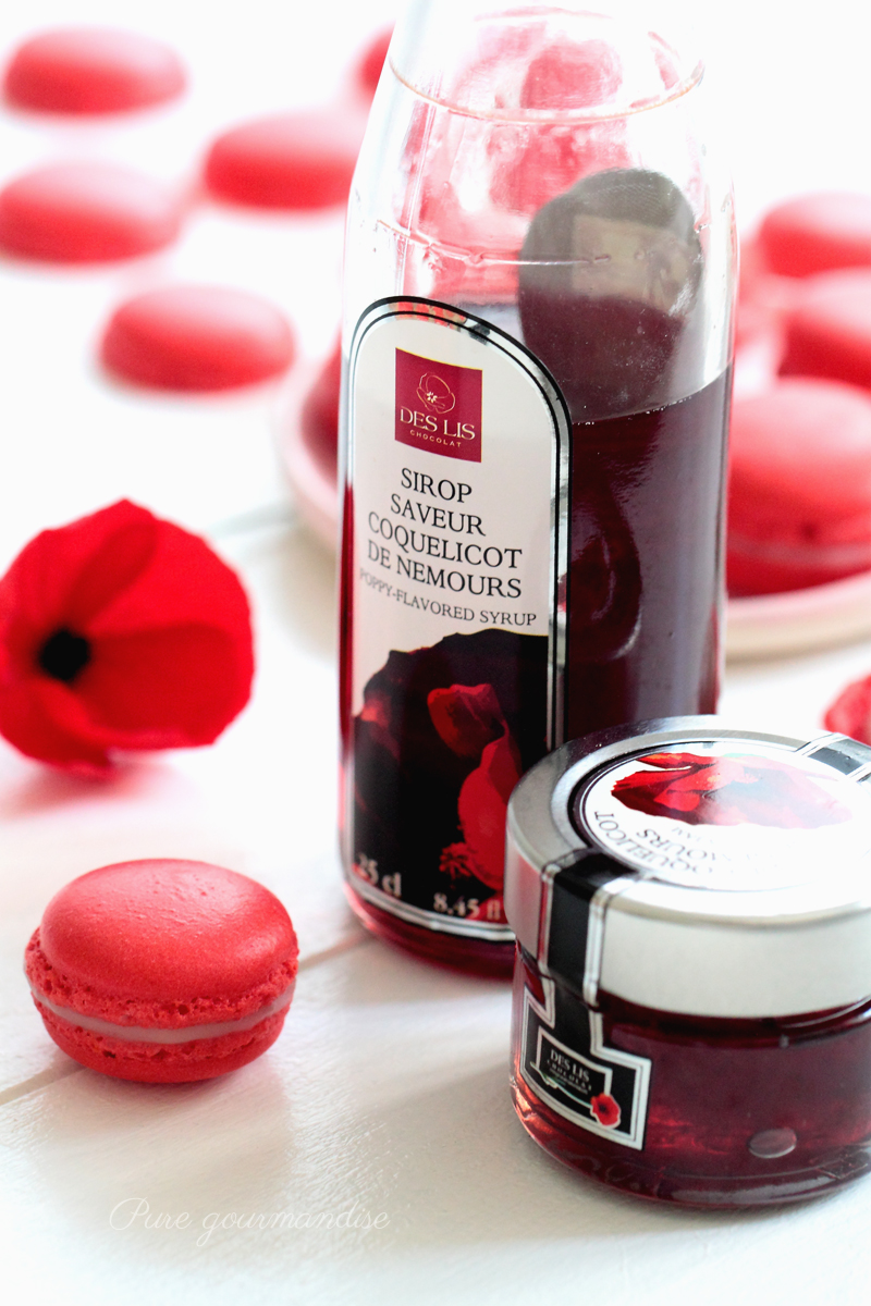 Macarons au coquelicot - Pure Gourmandise